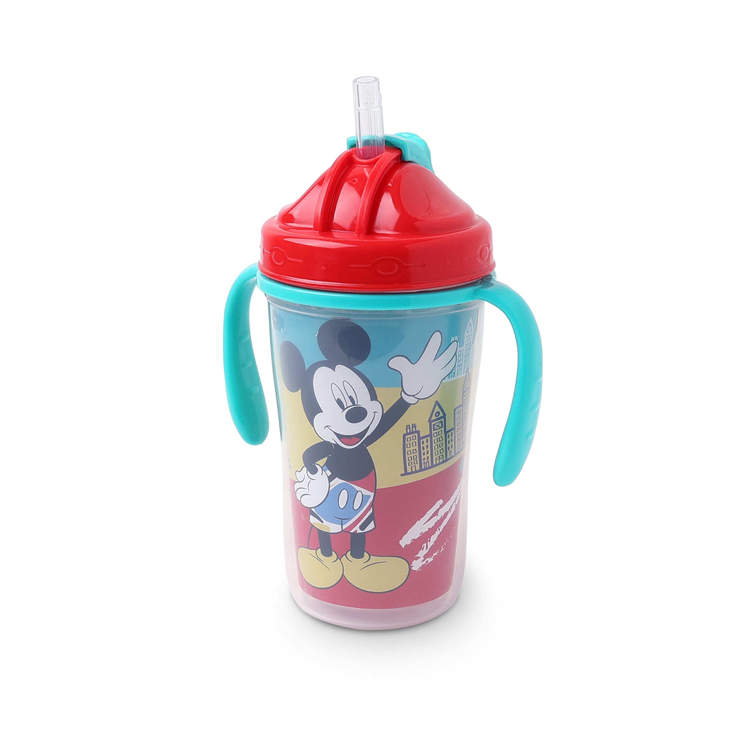 Disney Straw Cup, 18 Months+, 350Ml, Mickey Mouse, Multicolor