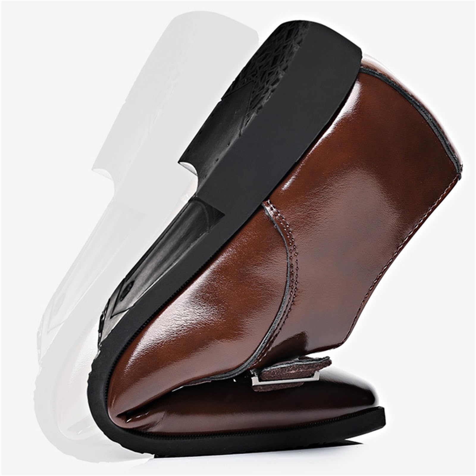 Zapatos De Vestir De Punta Puntiaguda para Hombre Zapatos Oxford con Hebilla Zapatos De Boda Formales Y De Negocios