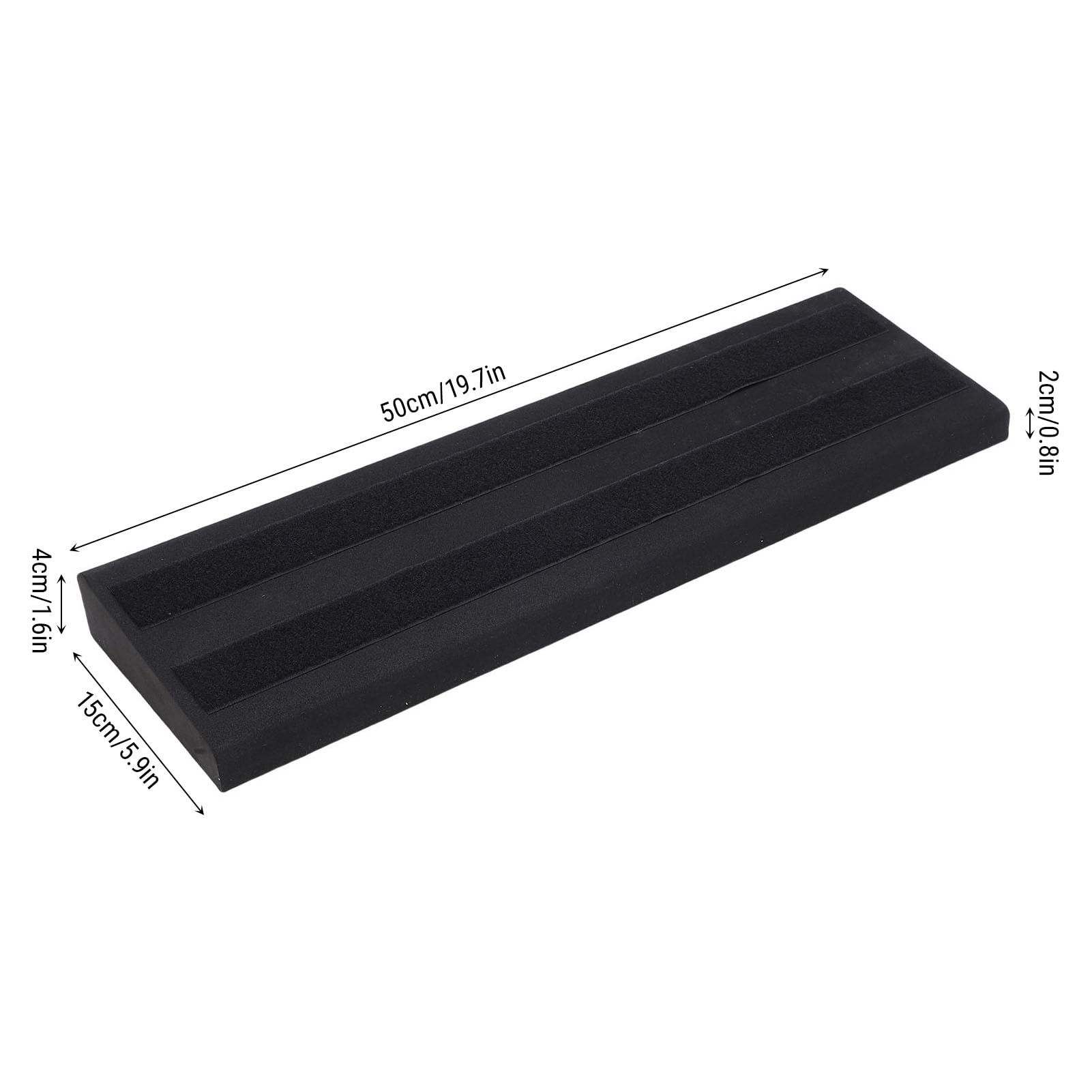 Generic Pedalera de Guitarra, 5 Pedales EVA Antideslizante Pedalboard con Gancho Pedaleras Ligeras para Músicos de Concierto