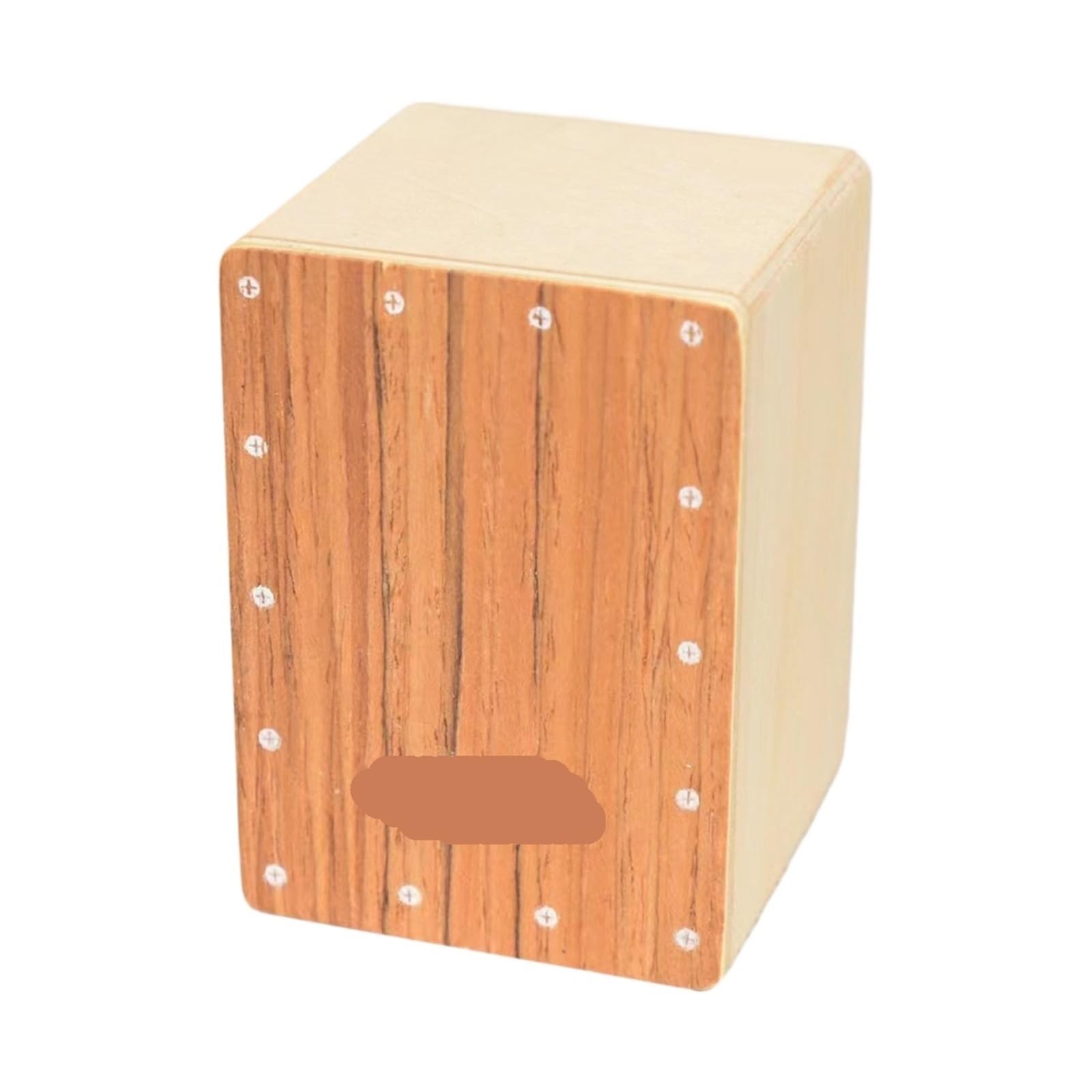 Cajon 1 Cajon Drum Professionale Compatto for Esibizioni sul Palco di Feste a Casa(Brown Wooden)