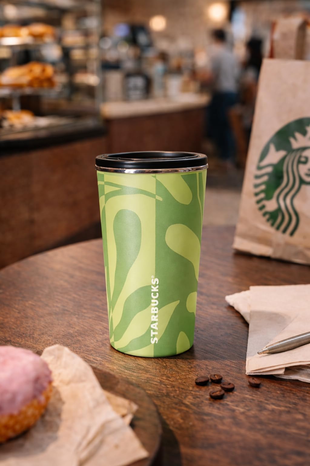Amazon.com: Starbucks Botanical Stainless Steel Cold Cup 12 oz -  Double-Wall Metal Drinkware for Iced Coffee, Tea & Cold Beverages : Home &  Kitchen