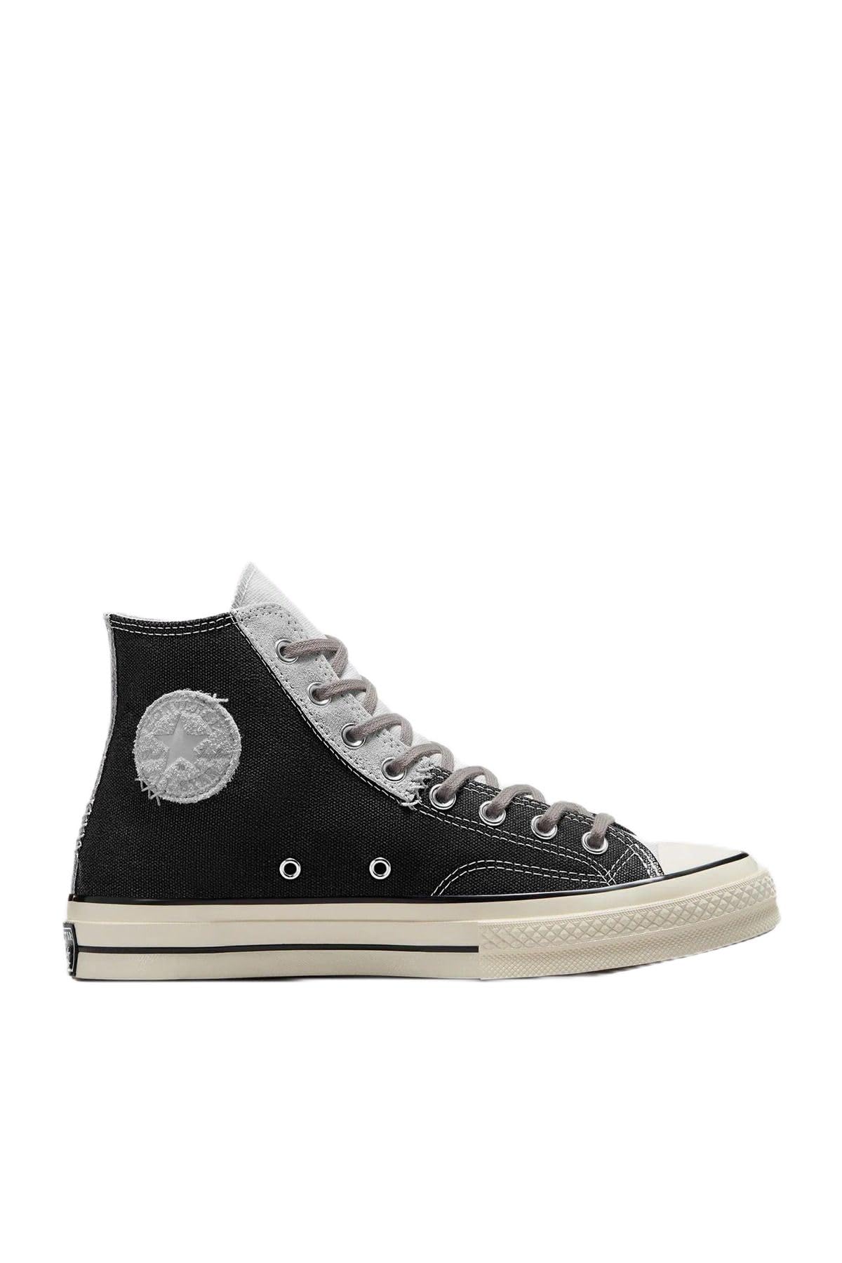 Converse Chuck 70 Mixed Materials Unisex Siyah Sneaker, 45 Beden