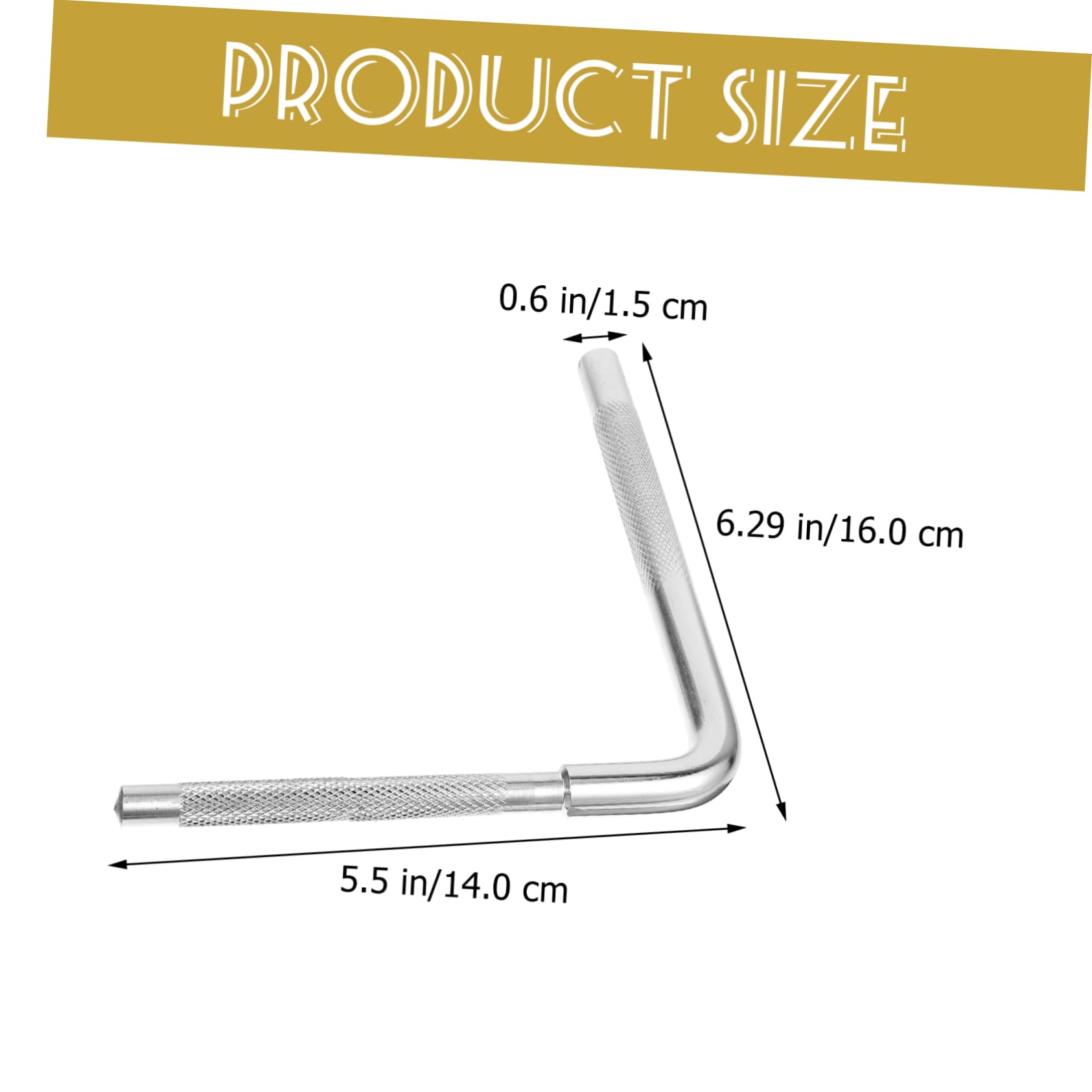 IMIKEYA Pince de Fixation pour Clochette en Métal Argenté Légère avec Structure Simple pour Batterie Percussion Support Instrument Musique