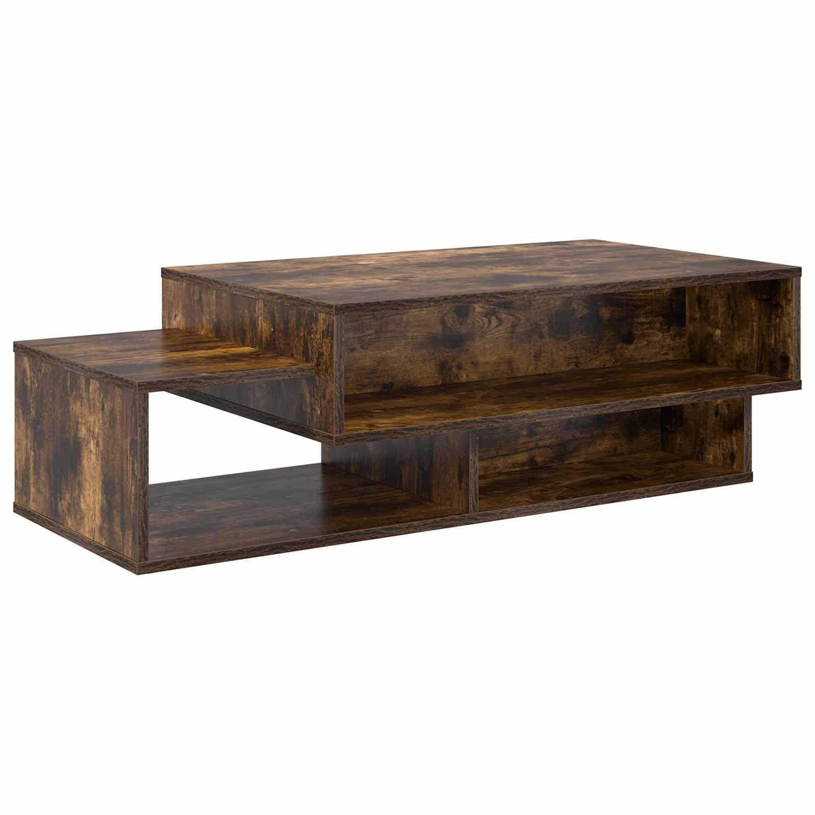 Table de salon rectangulaire 105 cm pour un espace détente et lecture chaleureux