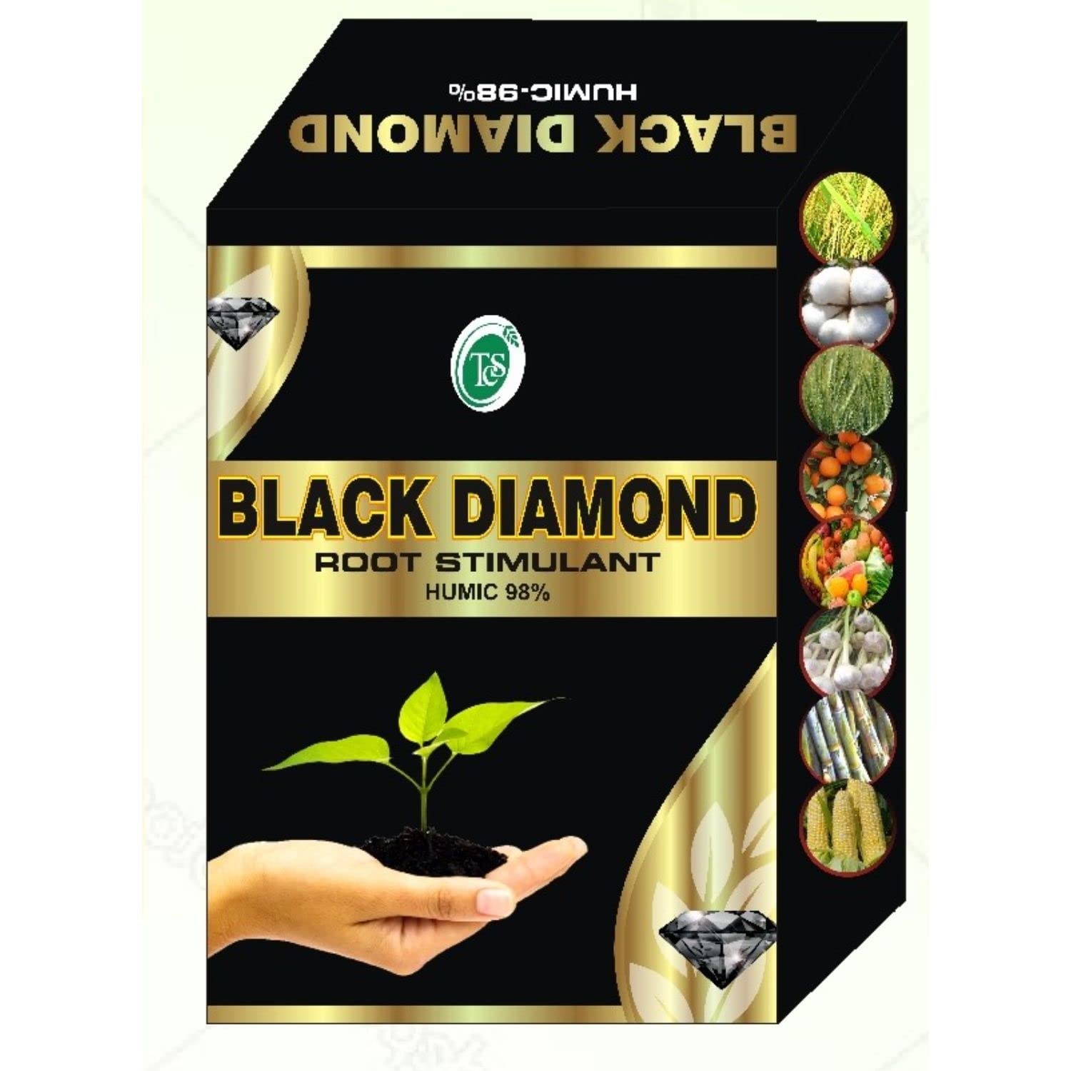 P.W. Black Diamond - Humic Acid Powder - 98% - ( Super Potassium Humate) For All Crops (500 Gm) (B09T6ZNJJ2) Amazon Price History, Amazon Price Tracker