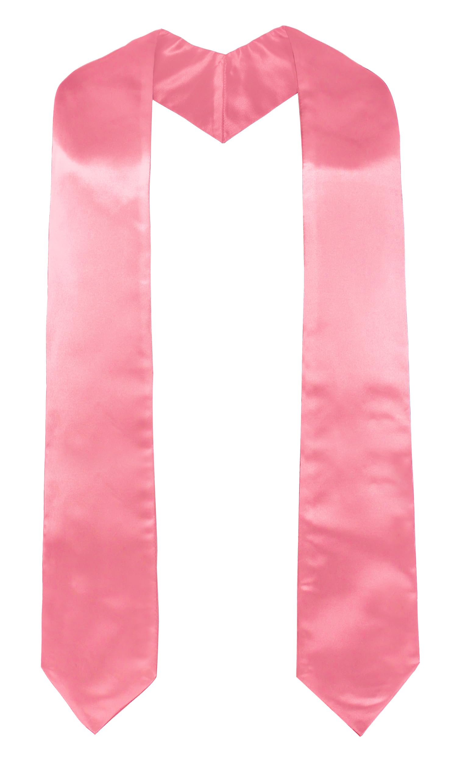 Graduatepro Men's Pink Graduation Stole Choral Clergy Sash For School/Church Ceremony 60" Long