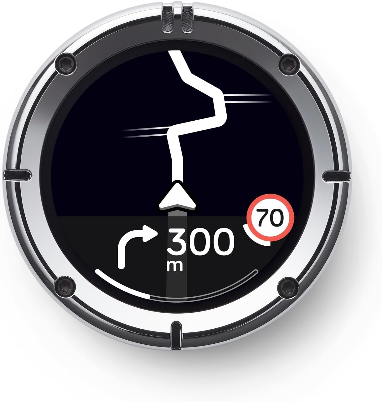 Beeline Moto II Classic Edition - Next Gen Motorcycle GPS Tracker | Compact Design, Waterproof Build, Simple Display & 14-Hour Battery | Glove Friendly Motorcycle Sat Nav Perfect for Adventure