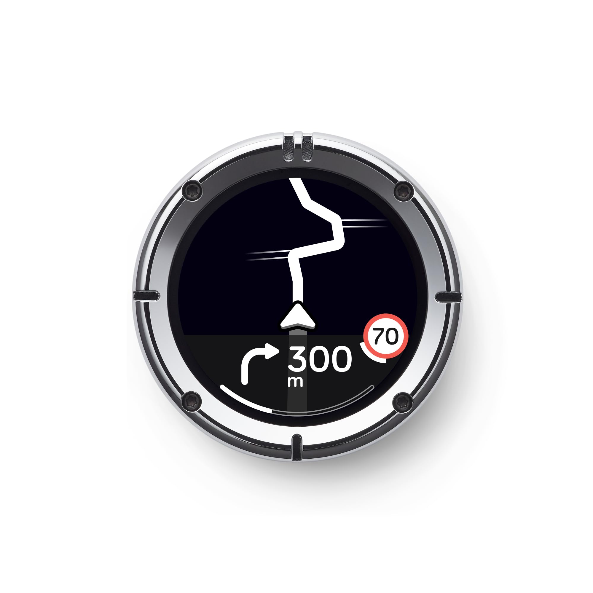 Beeline Moto II Classic Edition - Nowoczesny tracker GPS dla motocykli | Kompaktowa konstrukcja, wodoodporna obudowa, prosty wyświetlacz i 14-godzinna bateria | Przyjazny dla rękawic GPS do motocykli