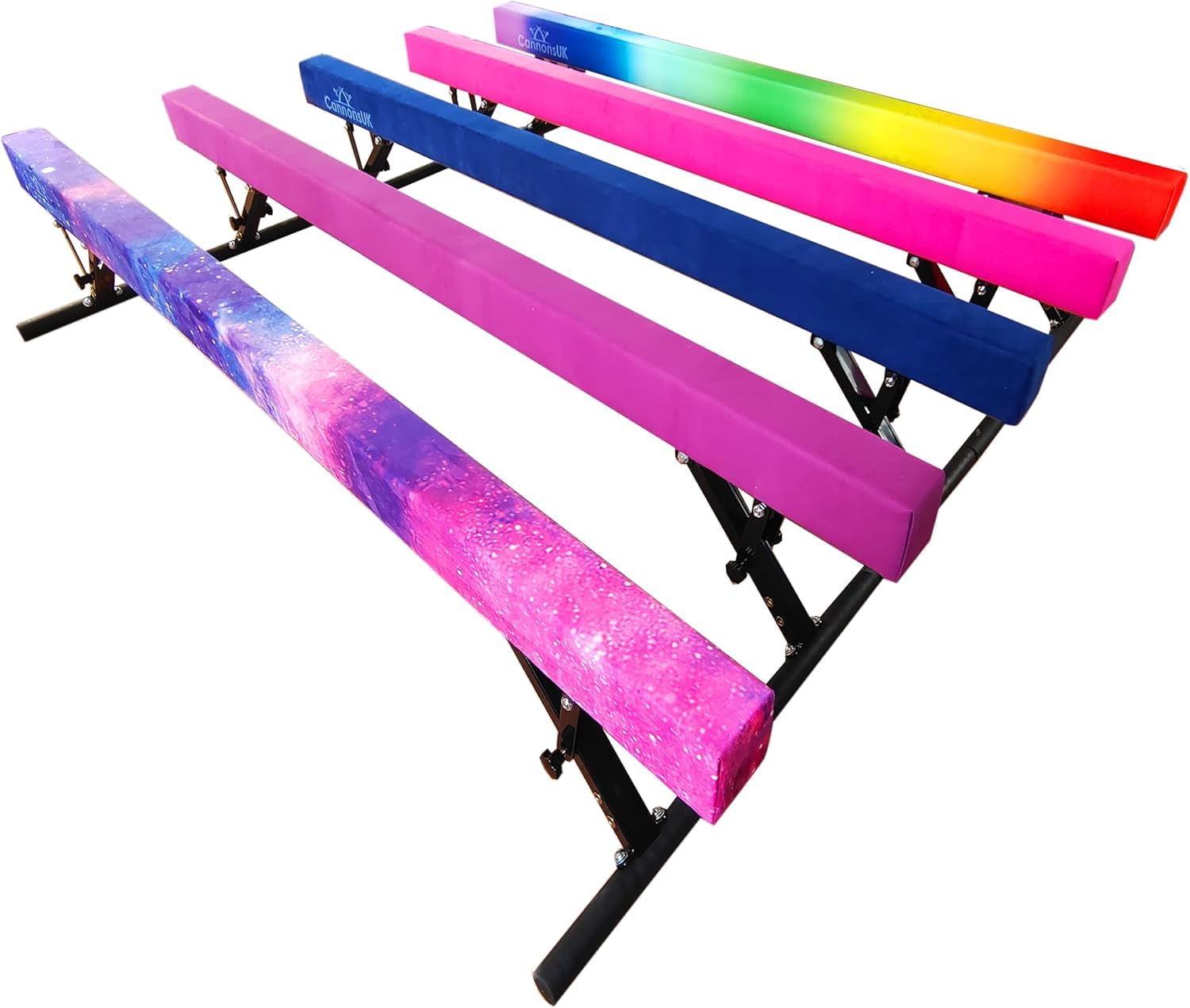 Cannons UK 8ft solid Gymnastics Balance Gym Beam Gymnastics (Cosmic Ultra)