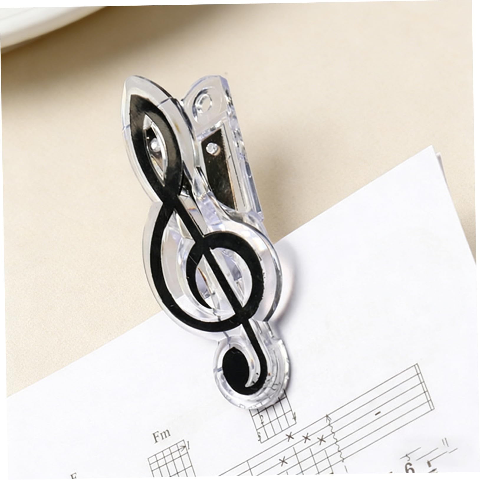 10pezzi Leggio per Pianoforte Note Musicali Colorate Impugnatura in Plastica Supporto per Spartiti in Plastica per Pianisti Amanti della Musica