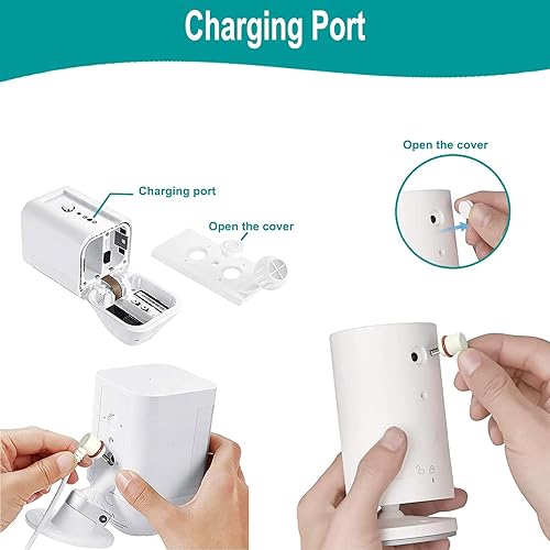 Miniatura 6 de Cable de extensión de carga 5V1A para batería de cámara Stick Up Cam de 32 generación y batería de cámara de foco, cable de carga de alimentación de