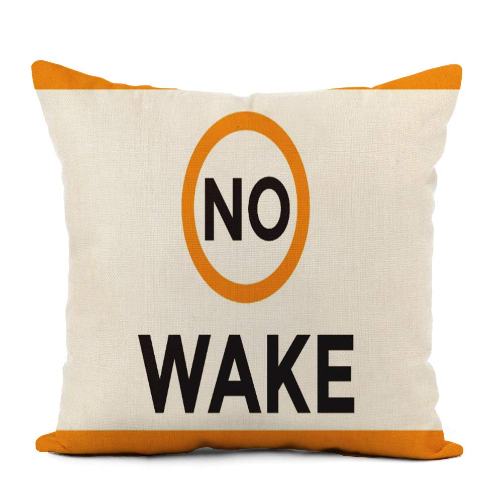 no wake zone pillow