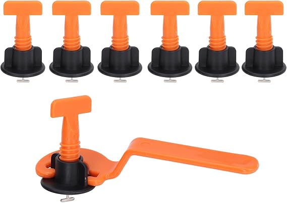 Tile Leveling System Kit,EVTSCAN Tile Leveling System Kit Level Spacers For Flooring Wall Leveler Locator Positioning Tool