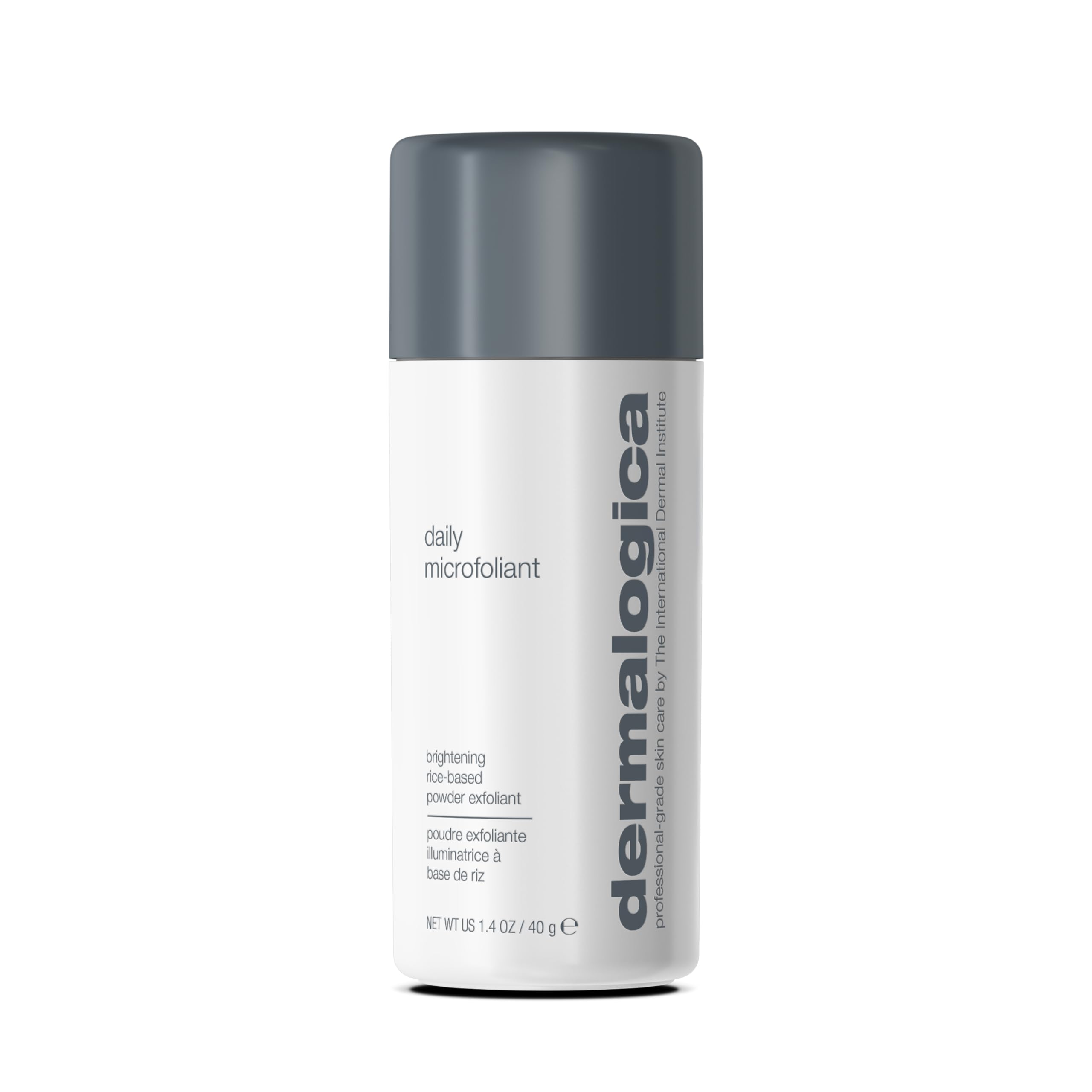 Dermalogica Daily Microfoliant Exfoliator - Rice-Based Powder with Papain & Salicylic Acid for Brighter, Smoother Skin - Gentle Daily Use - Vegan & Cruelty-Free 1.4 oz/40 g