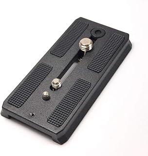 RGBS Perfect Quick Release Plate for Kingjoy VT-2500 VT-2510 Tripod Head, Compatible With Manfrotto 501PL Quick Release Plate for Manfrotto 500ah 502 701 577 Benro S4 S6 Tripod Head