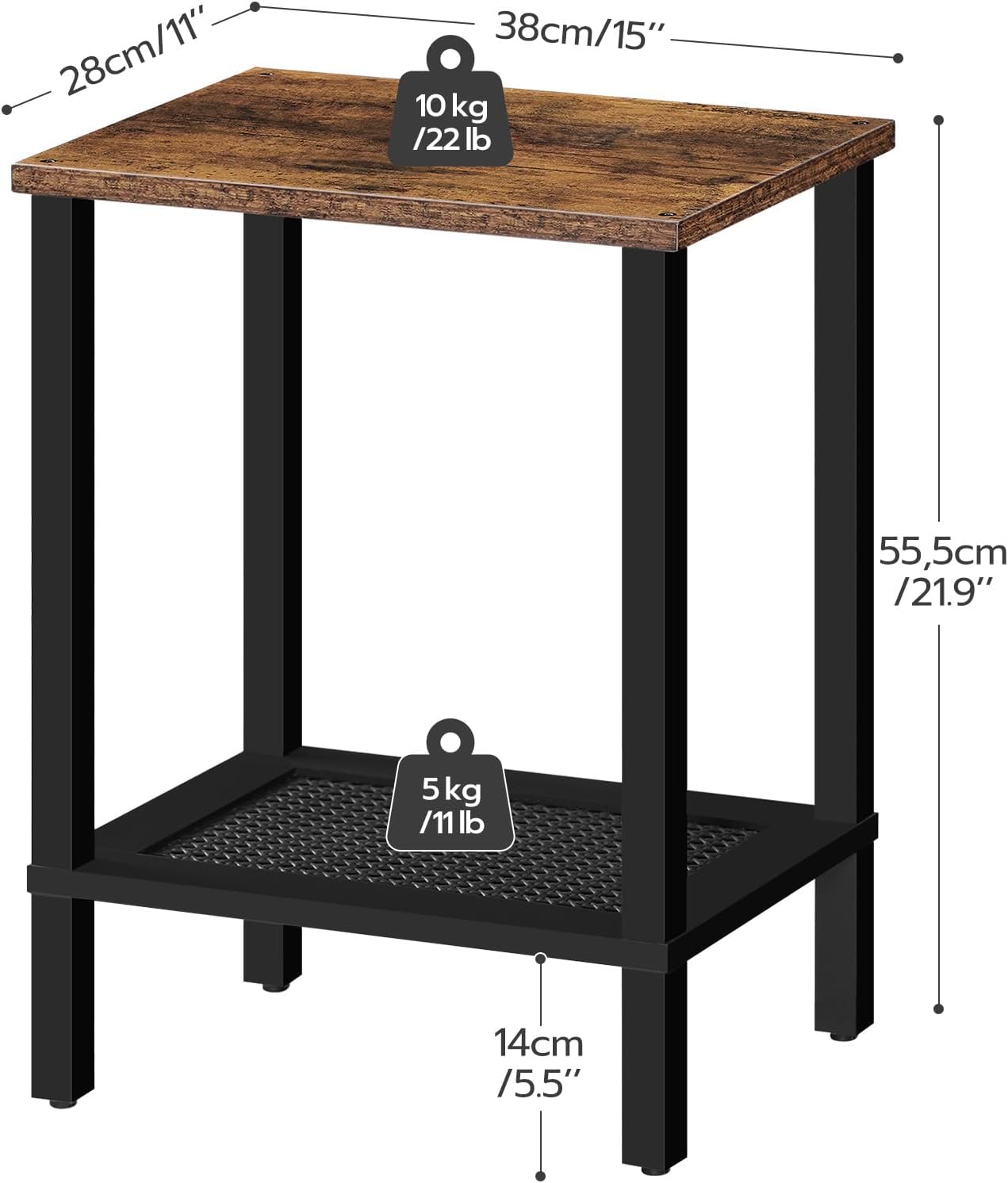 Chic & Functional: Review of HOOBRO End Tables with Stylish Storage
