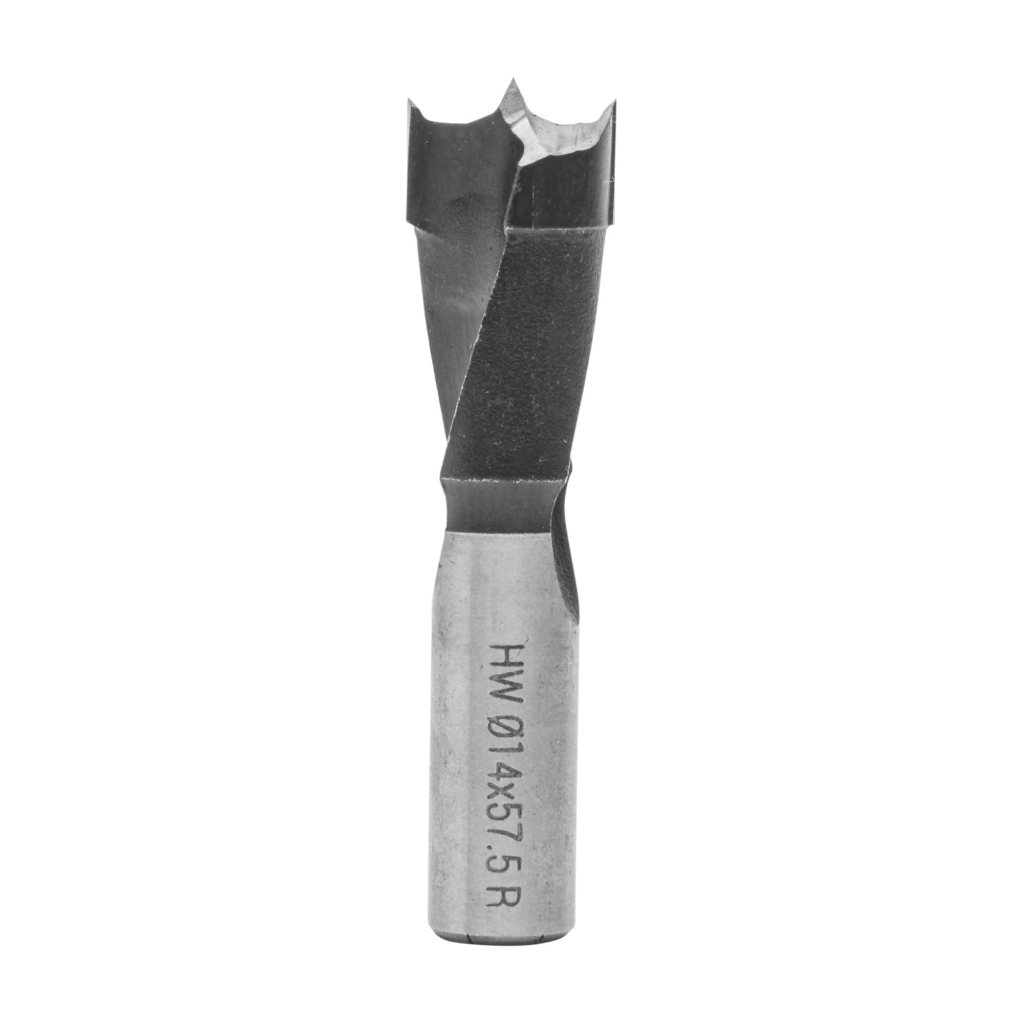 ENT 22130 Broca para espiga, en carburo, vástago (S) de 10 mm, diámetro (D) de 14 mm, NL 27 mm, SL 27 mm, L 57,5 mm, Derecha