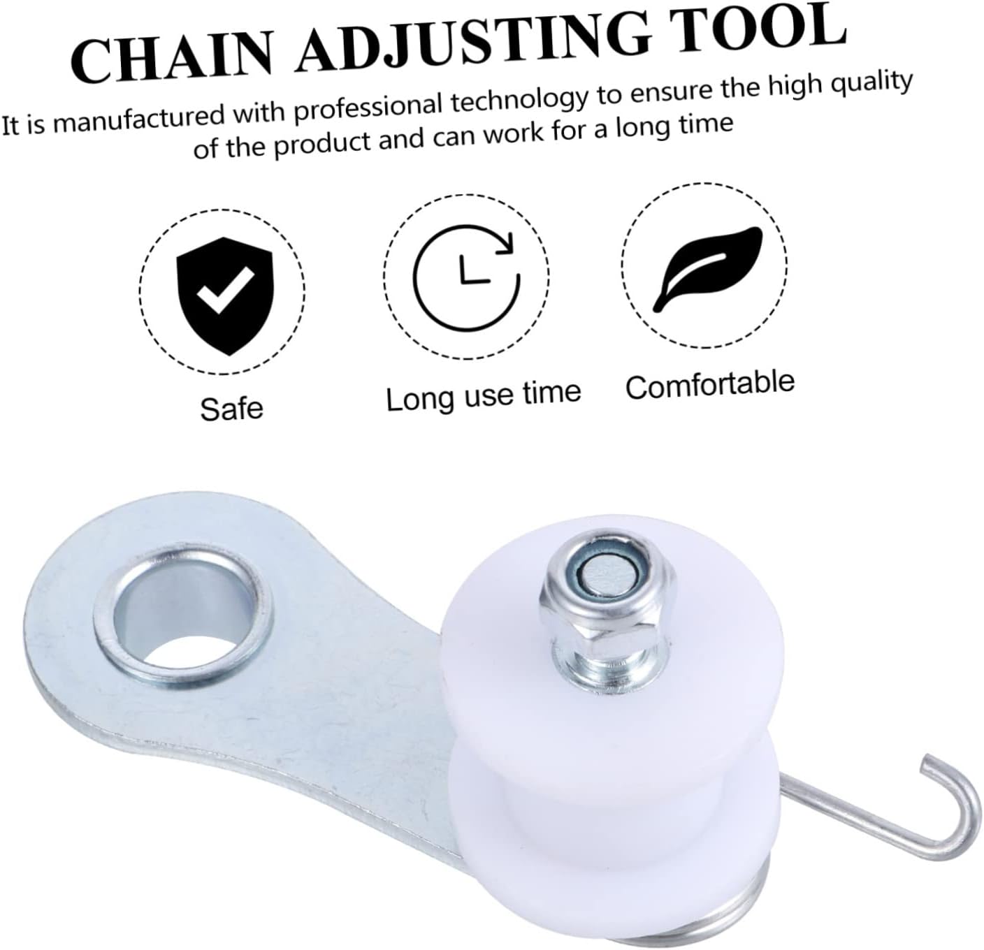 Mini Bike Chain Tensioner Metal Chain Adjuster Tensioning Tool Roller Tensioner