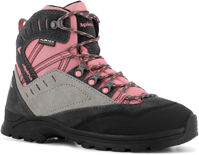 Alpina Kids Boots | Waterproof Hiking Shoes | Durable Full Leather | Lightweight Breathable | Slip Resistant
