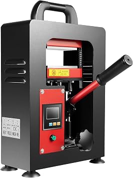 5 طن الهيدروليكية الحرارة الصحافة آلة،900 W المحمولة دليل الحرارة الصحافة آلة ث/2.4 * 4.7 بوصة لوحة التدفئة المزدوجة & LSD تحكم الموقت ل PU، الزهور الجافة النباتات، ضغط النفط، طباعة المنسوجات