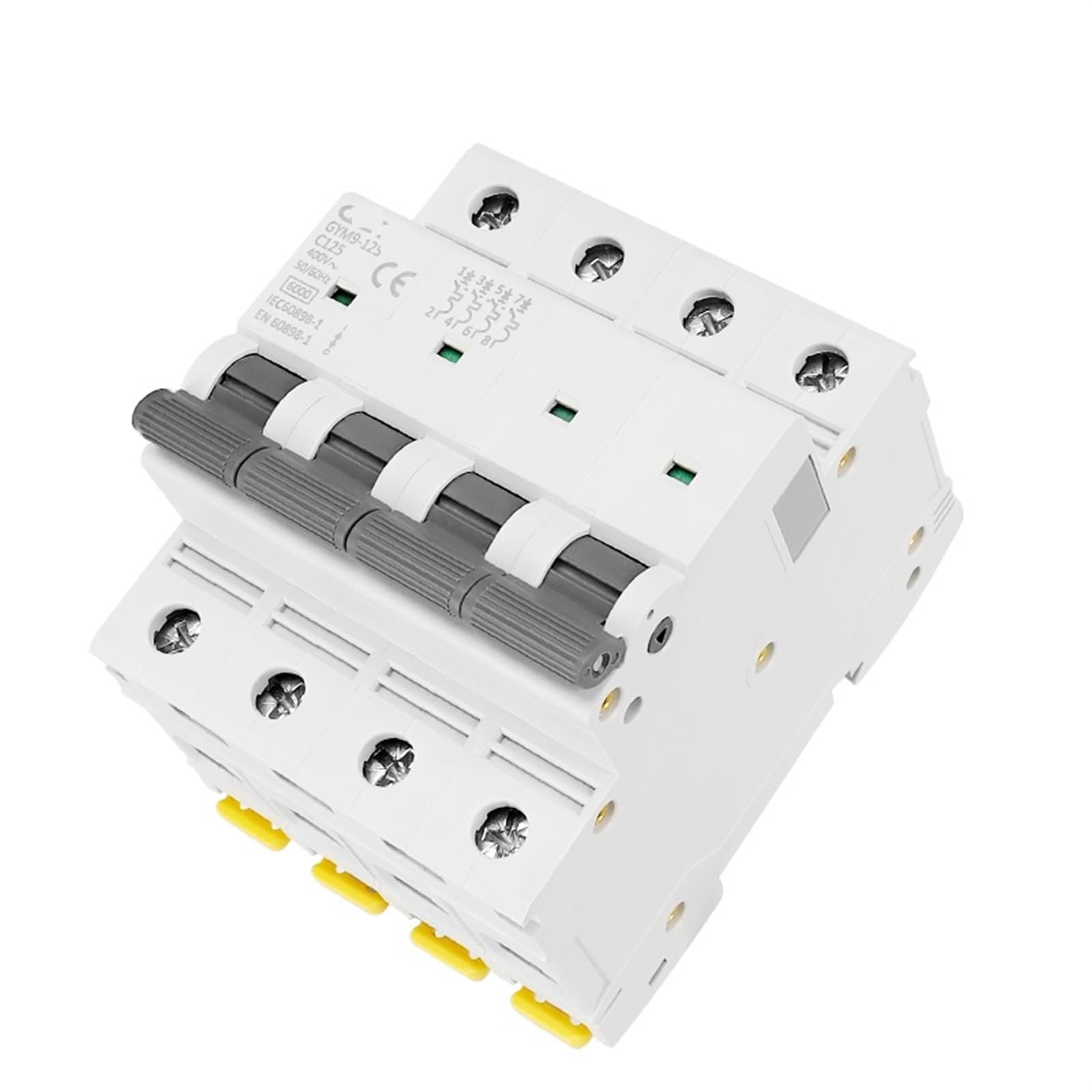 Wyłącznik elektryczny FP 4-biegunowy AC 80 A 100 A 125 A 4P szerokość 71,2 mm 400 V 6 KA 1 sztuka (80A)