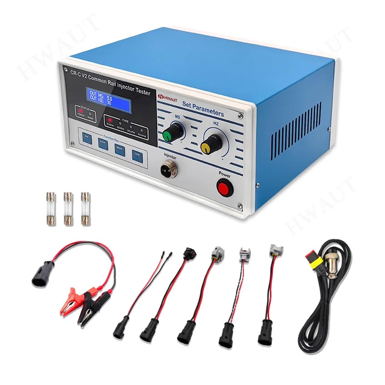Kraftstoffkompatibel for Diesel CR C V2 PRO Common Rail Injektor Tester mit AHE Dynamischer Hubtest Cr-c Injektor Tester Kompatibel for Bosch Denso Delphi