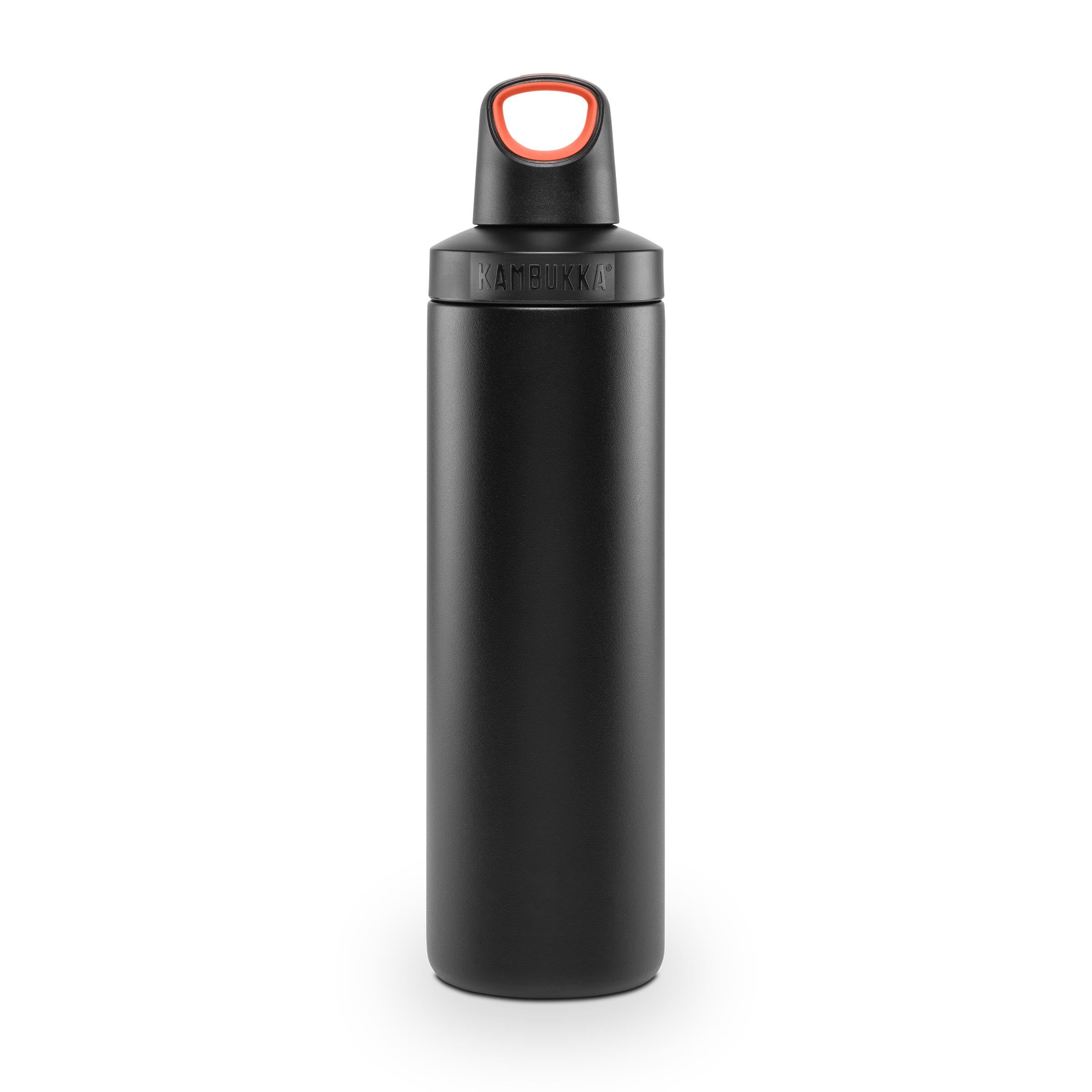 Audi 3292400600 - Borraccia termica con anelli, 600 ml, colore: Nero