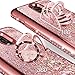 Silverback OnePlus 6T Case, OnePlus 6T McLaren Case, Moving Liquid Holographic Sparkle Glitter Case with Kickstand, Bling Diamond Rhinestone Bumper Slim Protective Case for OnePlus 6T -RD