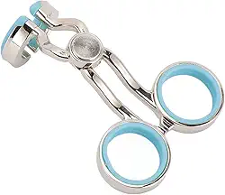 Cryfokt Maca de Pálpebras para Lentes de Contato Com Precisão Aprimorada Em Aço Inoxidável Portátil para Usuários Regulares e Iniciantes (Azul)