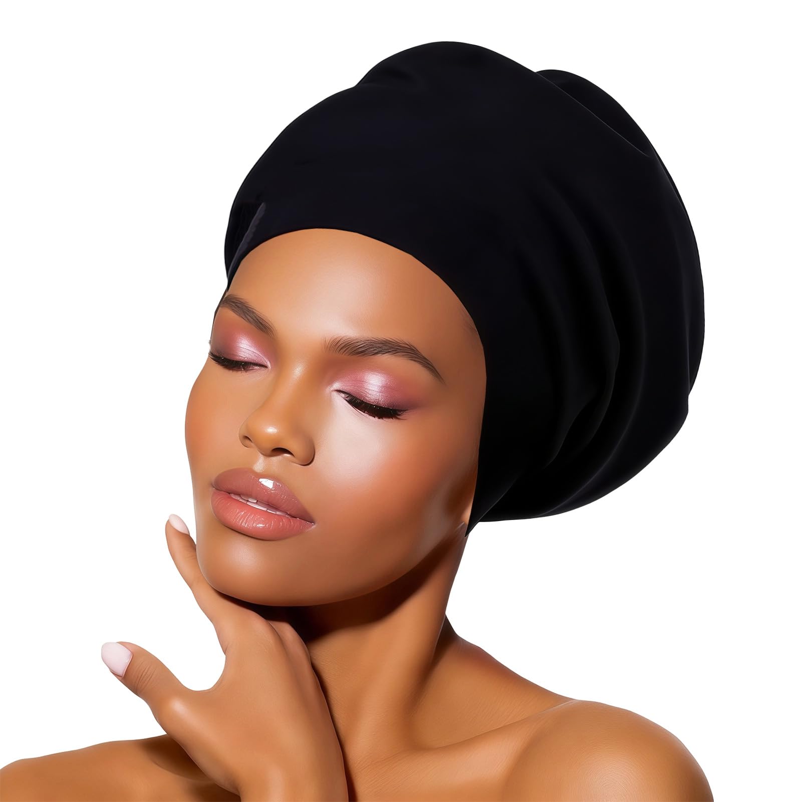 Waterproof Swimming Cap for Women, Large Swim Cap for Long Hair, Comfortable and Flexible Adult Swimming Cap, Fitness lighting, Swim Cap That Keeps Hair Dry, Perfect for Swimming and Water Sports
