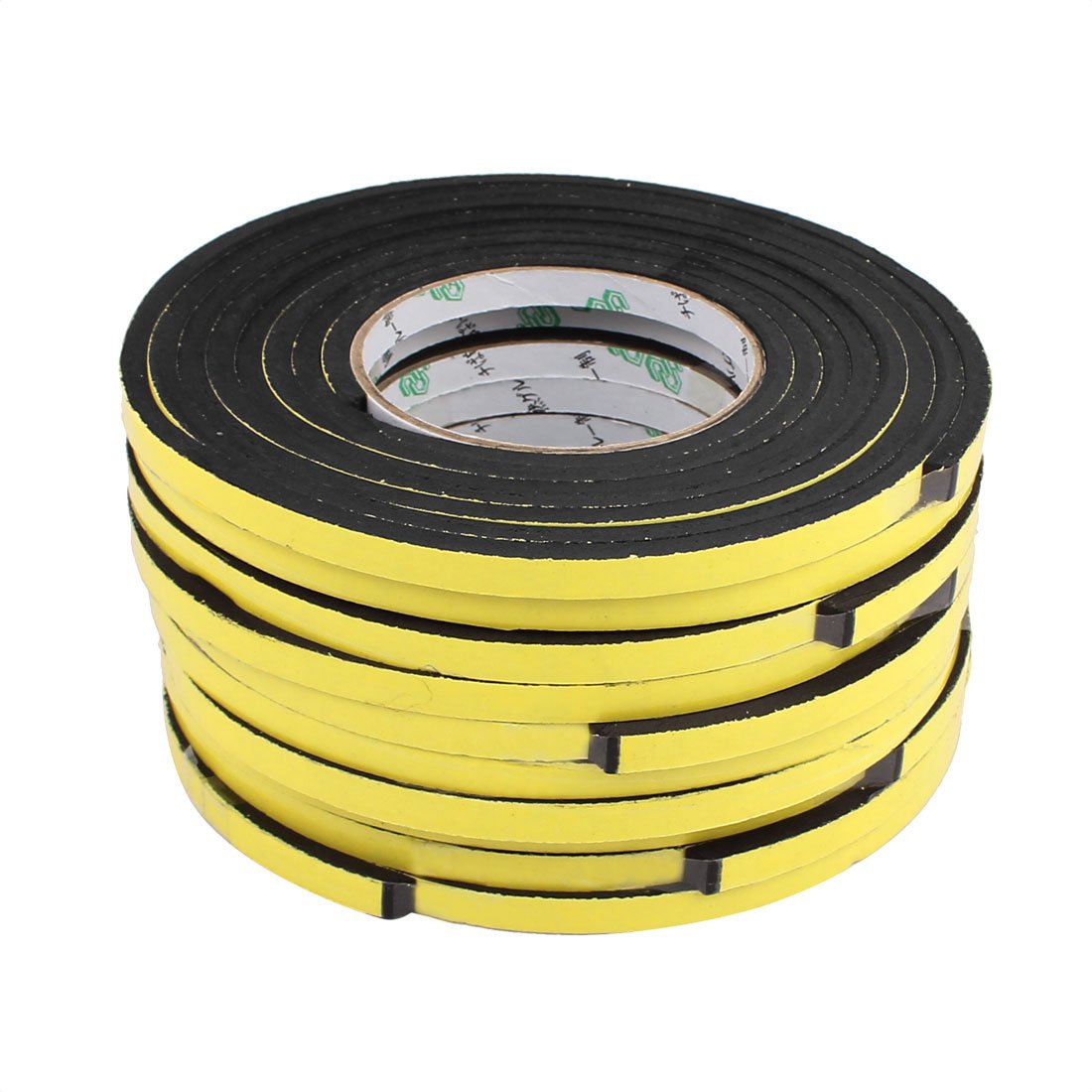 2/3/5mm Black EVA Foam Tape Single Sided Self Adhesive Sponge Door Strip Seal 2/3/5mm Black EVA Foam Tape Single Sided Self Adhesive Sponge Door Strip Seal