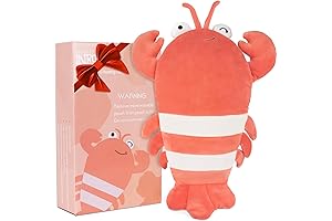 Heated RedLobster Stuffed Animal Heating Pad for Cramps