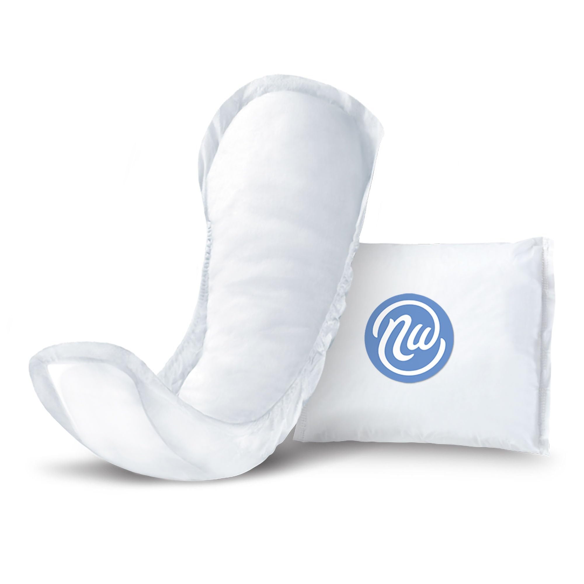 Nexwear Almohadillas de incontinencia para mujer, máxima absorción, 34,92 cm, 30 unidades | Desechable, diseño seguro para la piel, discreto, envuelto individualmente