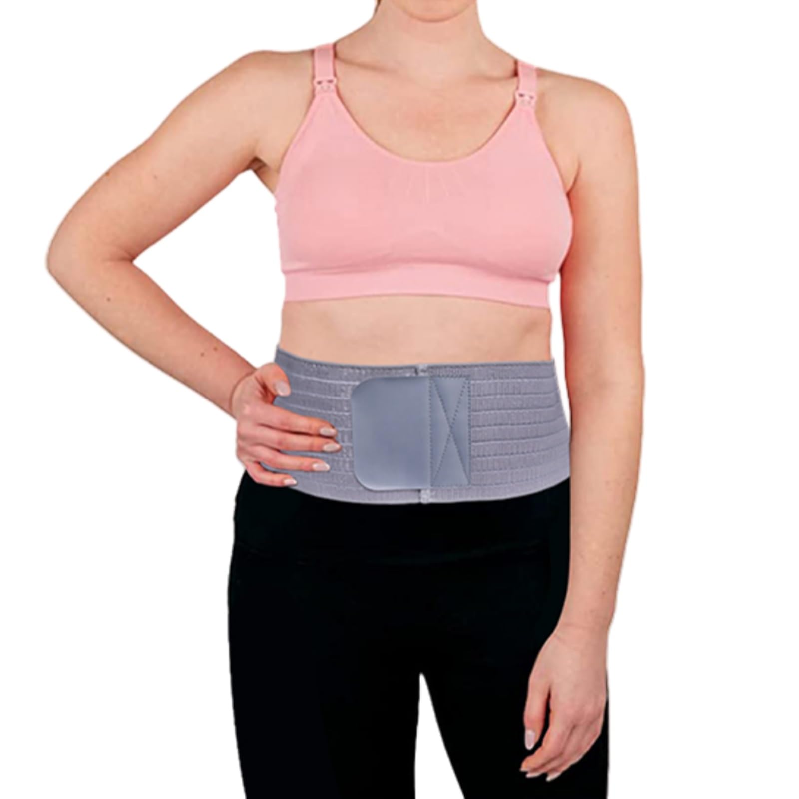 Fascia Ernia Ombelicale, Cintura per Ernia Ombelicale per Uomini e Donne con Cuscinetto di Compressione, Aiuta ad Alleviare il Dolore