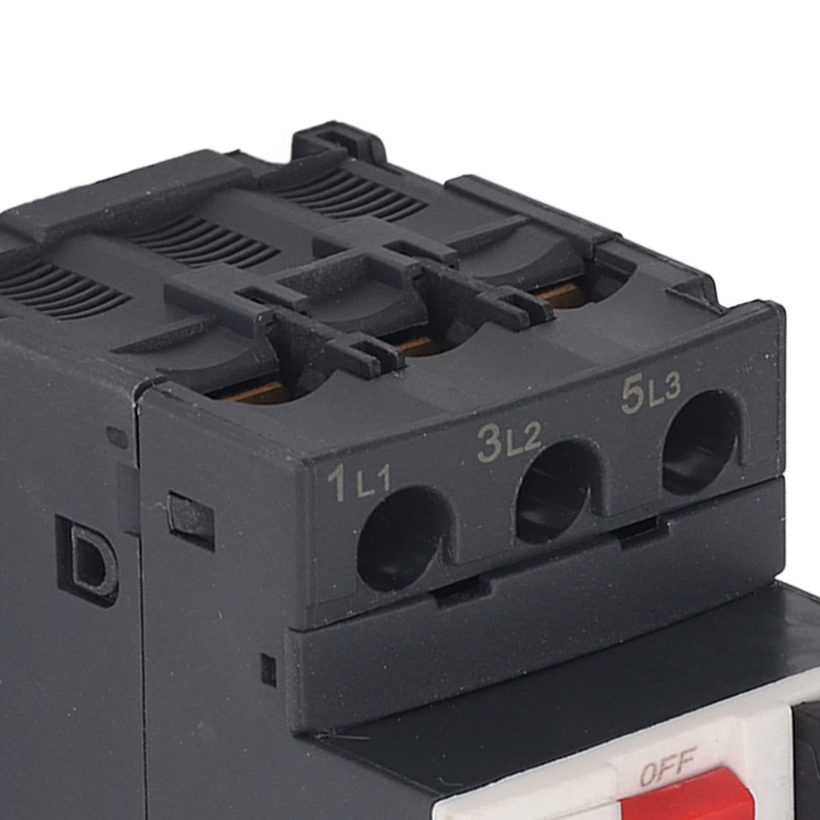 Disjoncteur Moteur, Protecteur de Circuit Moteur Triphasé 3P Interrupteur de Protection Contre Les Surcharges Bouton de Démarrage Manuel Du Moteur Sur Rail Din Ac 690V Gv2-Me22C, 3P, 20-25A