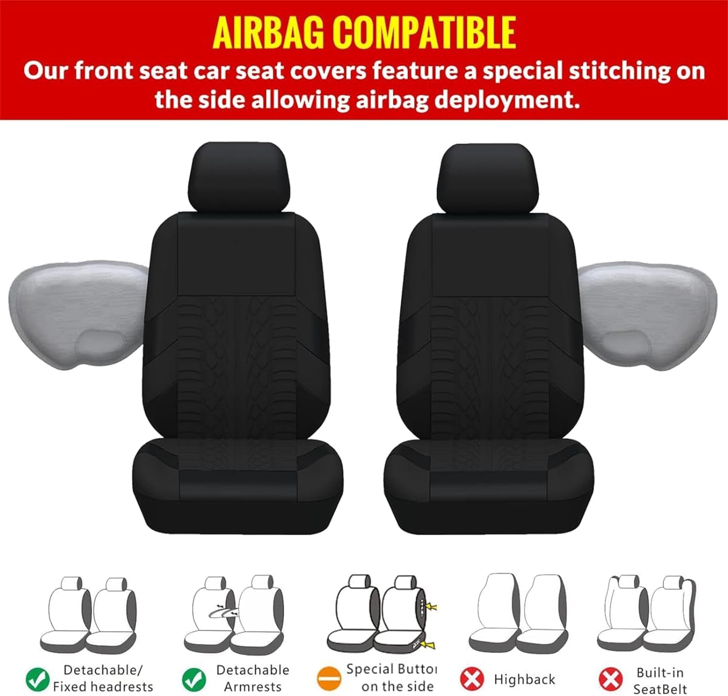 Auto Ensembles Housses Siège pour Renault Clio 5 Clio 4 Clio 3 Estate 2001-2024, Housse de Protection Siège Voiture Respirant Protection Couvre Sieges