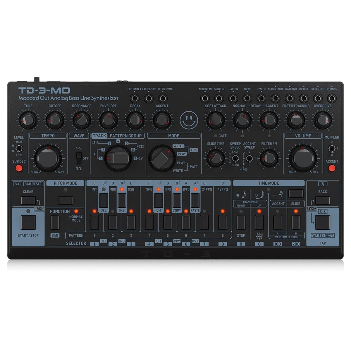 Amazon.com: Behringer TD-3-MO Modded Out Analog Bass Line 