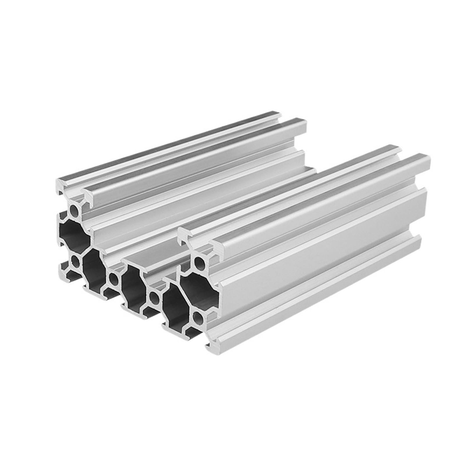 Rail profilé aluminium 4080U de 250mm pour guidage de chariot CNC