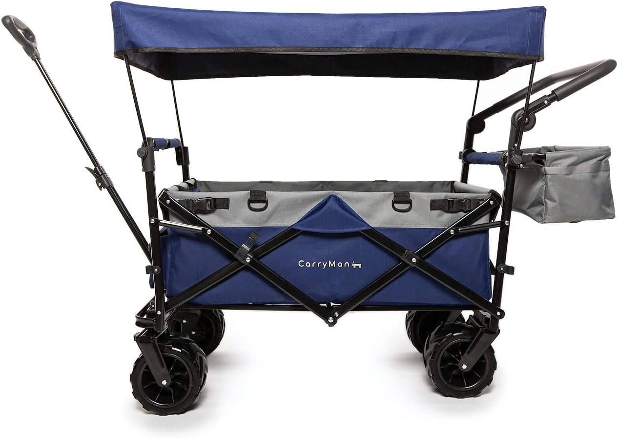 Amazon.co.jp 「Carryman」耐火 防水 キャリーワゴン屋根付き 業界初 110KG 大容量 UV対策2つベルト付き 特大 タイヤ キャンプ 日本会社 野球、BBQ、海(訳が Amazon.co.jp 「Carryman」耐火 防水 キャリーワゴン屋根付き 業界初 110KG 大容量 UV対策2つベルト付き 特大 タイヤ キャンプ 日本会社 野球、BBQ、海(訳が