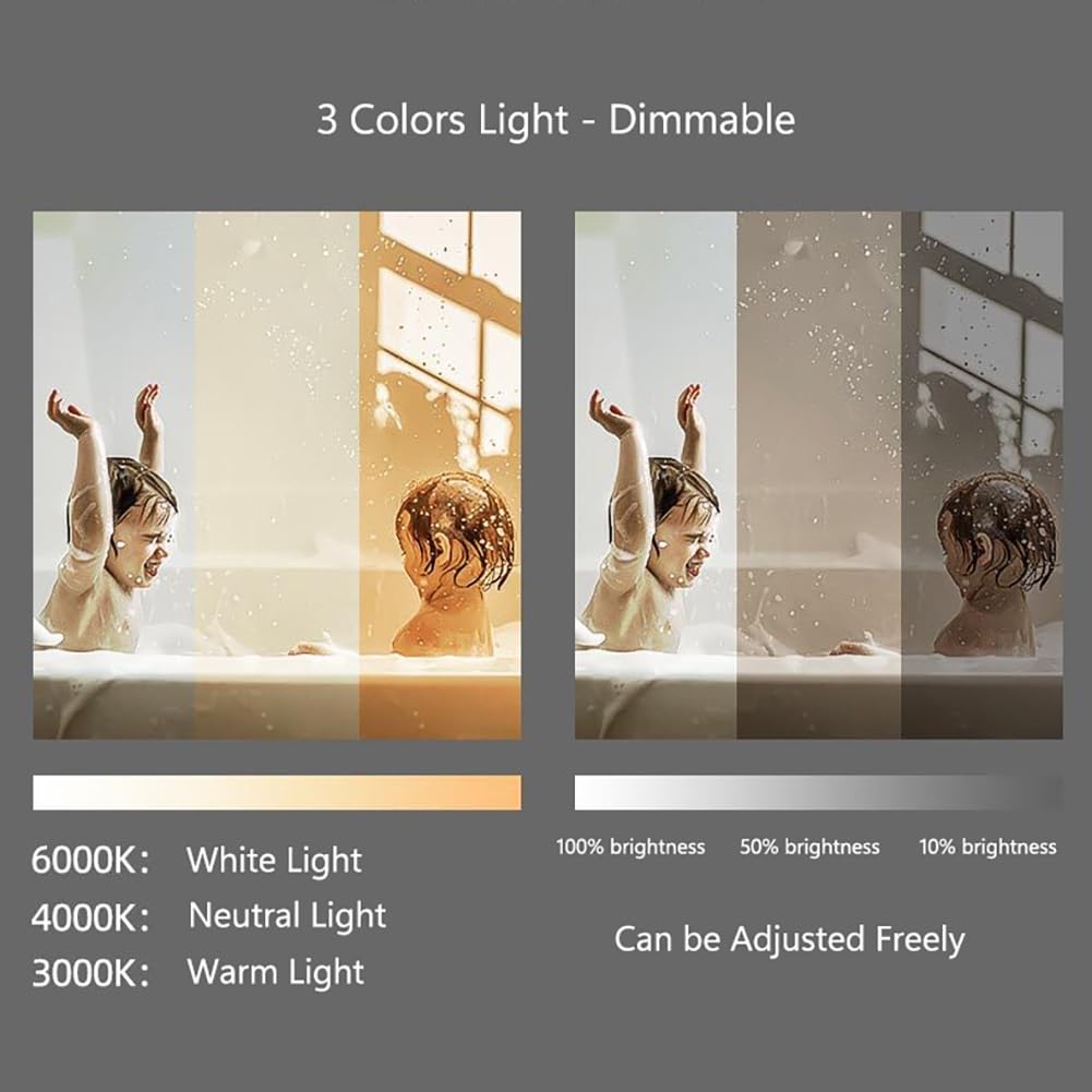 Amazon.com: XIAKU HD Clarity Dimmable Vanity Mirror