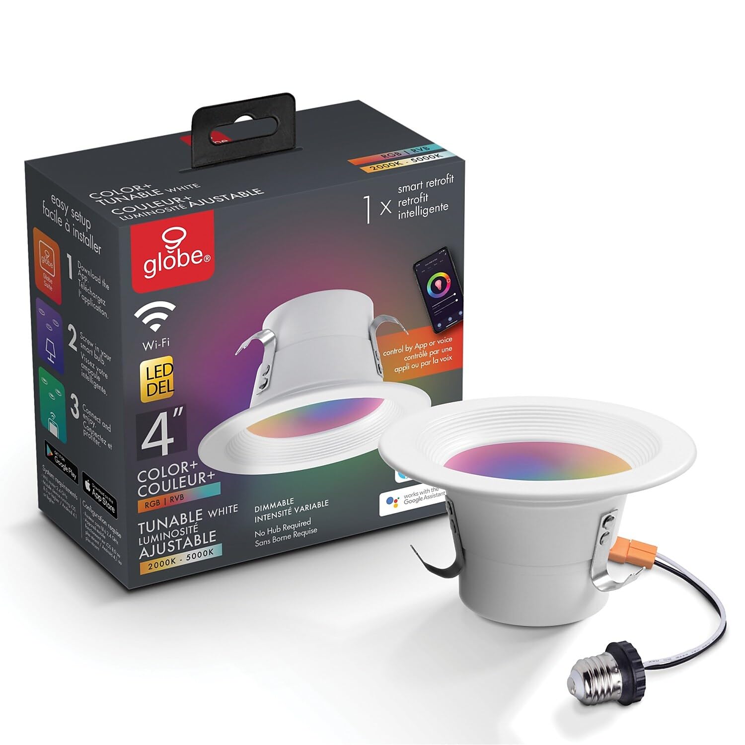 Globe Electric 50078 Wi-Fi Smart 4