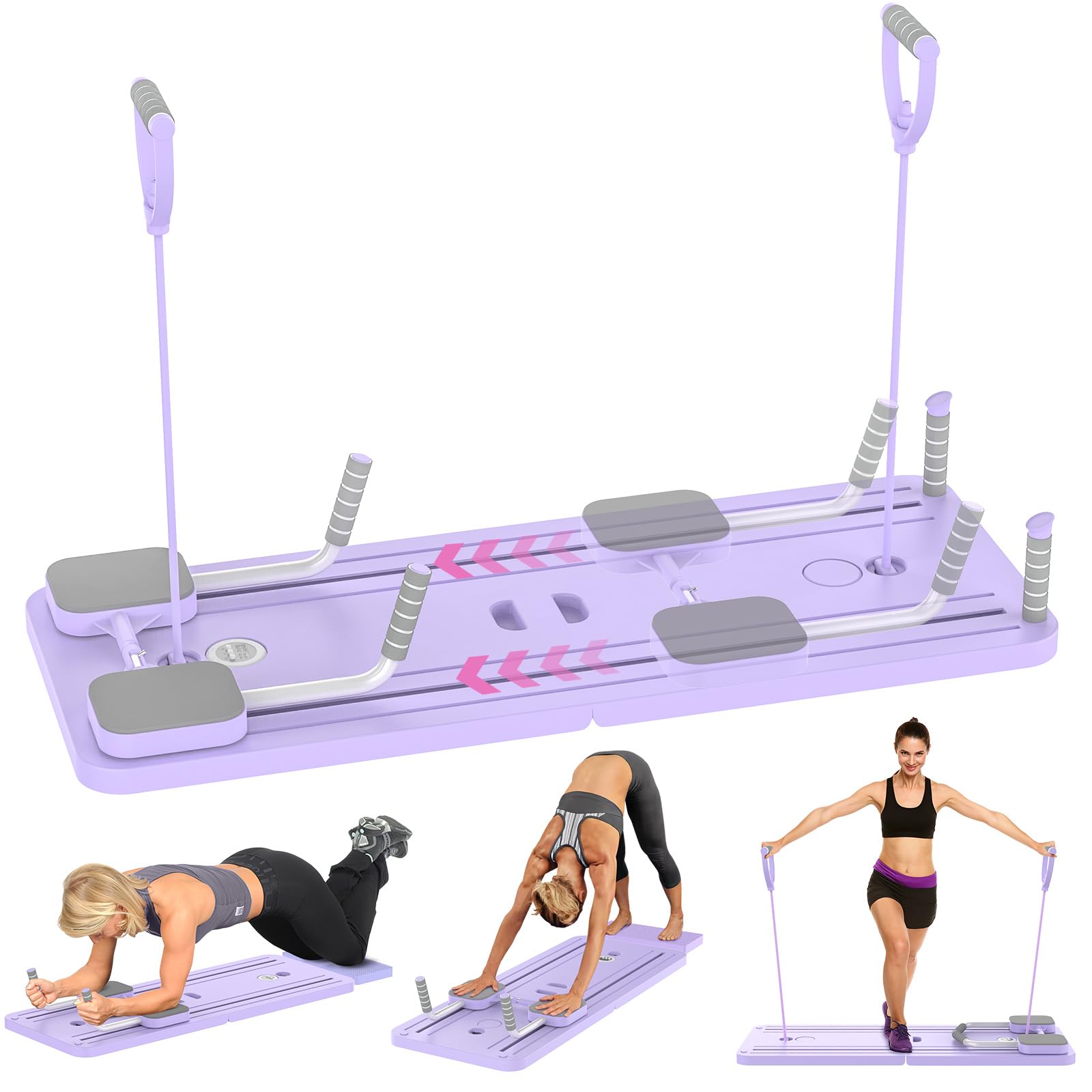 Set De 58 Cartes D’entraînement Pilates Mural - Avec Anneau Et Marqueur Effaçable - Femmes Adultes