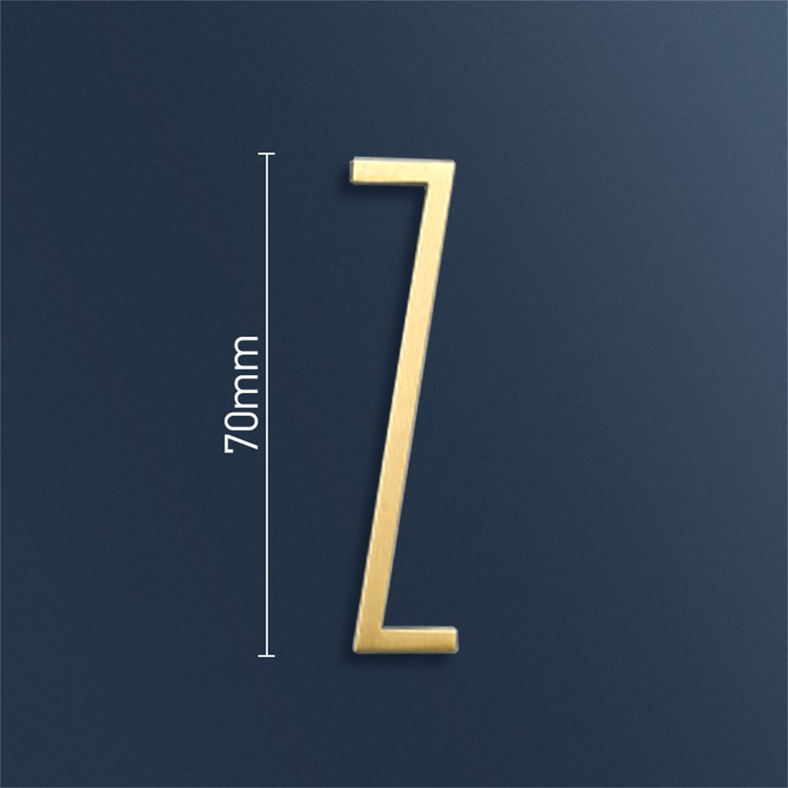 Front Door Numbers Plaques 7CM Modern Gold Color Plaque House Door ...
