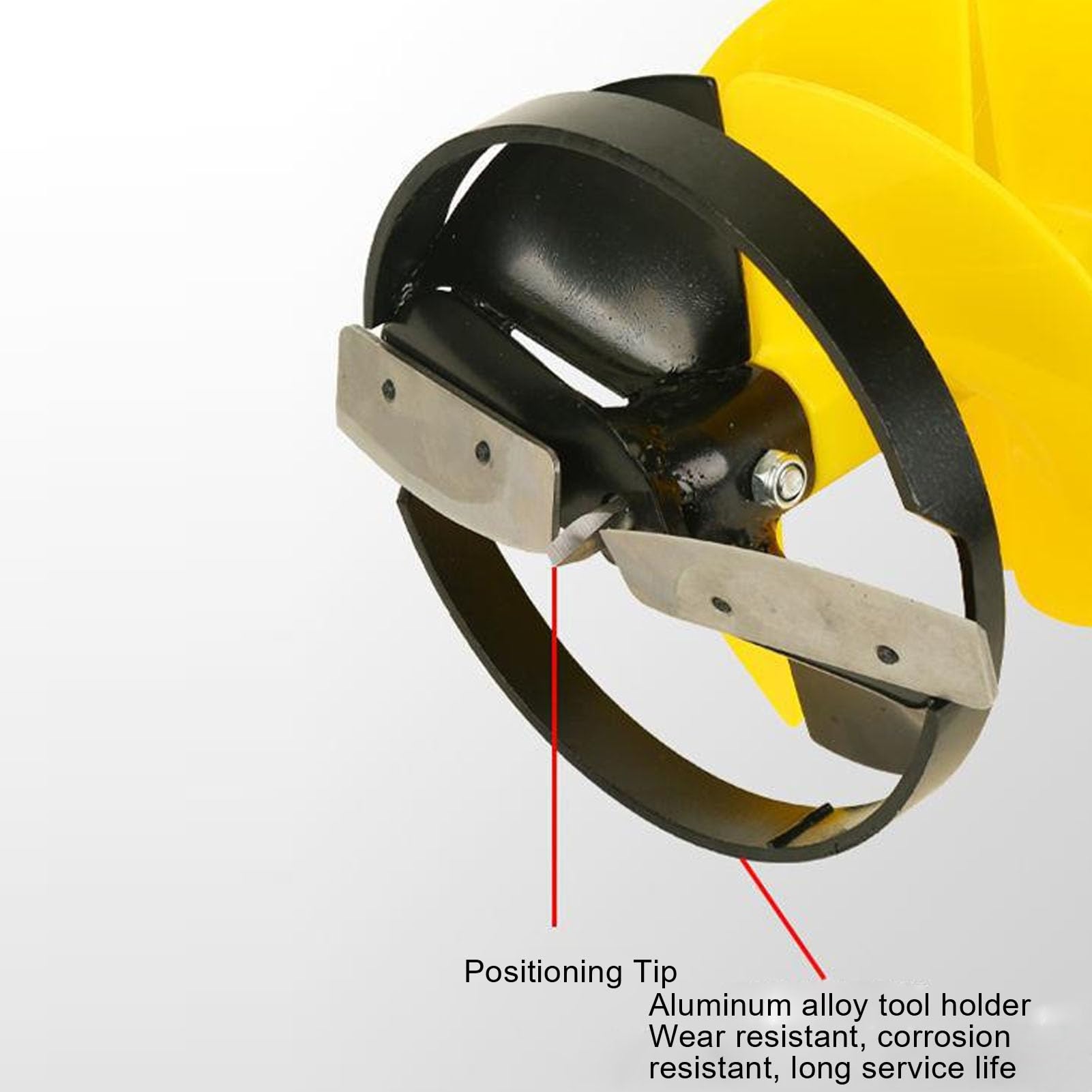 Sxhlseller Wiertło Nylonowe do Lodu, 8 Cali z Prętem Przedłużającym o Długości 70 Cm, do Głębokich Otworów.Pływający Zasilacz Elektryczny, Osłona Ostrza i Uchwyt - Narzędzie Zimowego