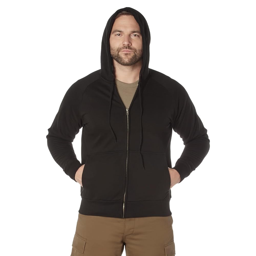 Amazon.com: Rothco Thermal Lined Full-Zip Hoodie – Warm and