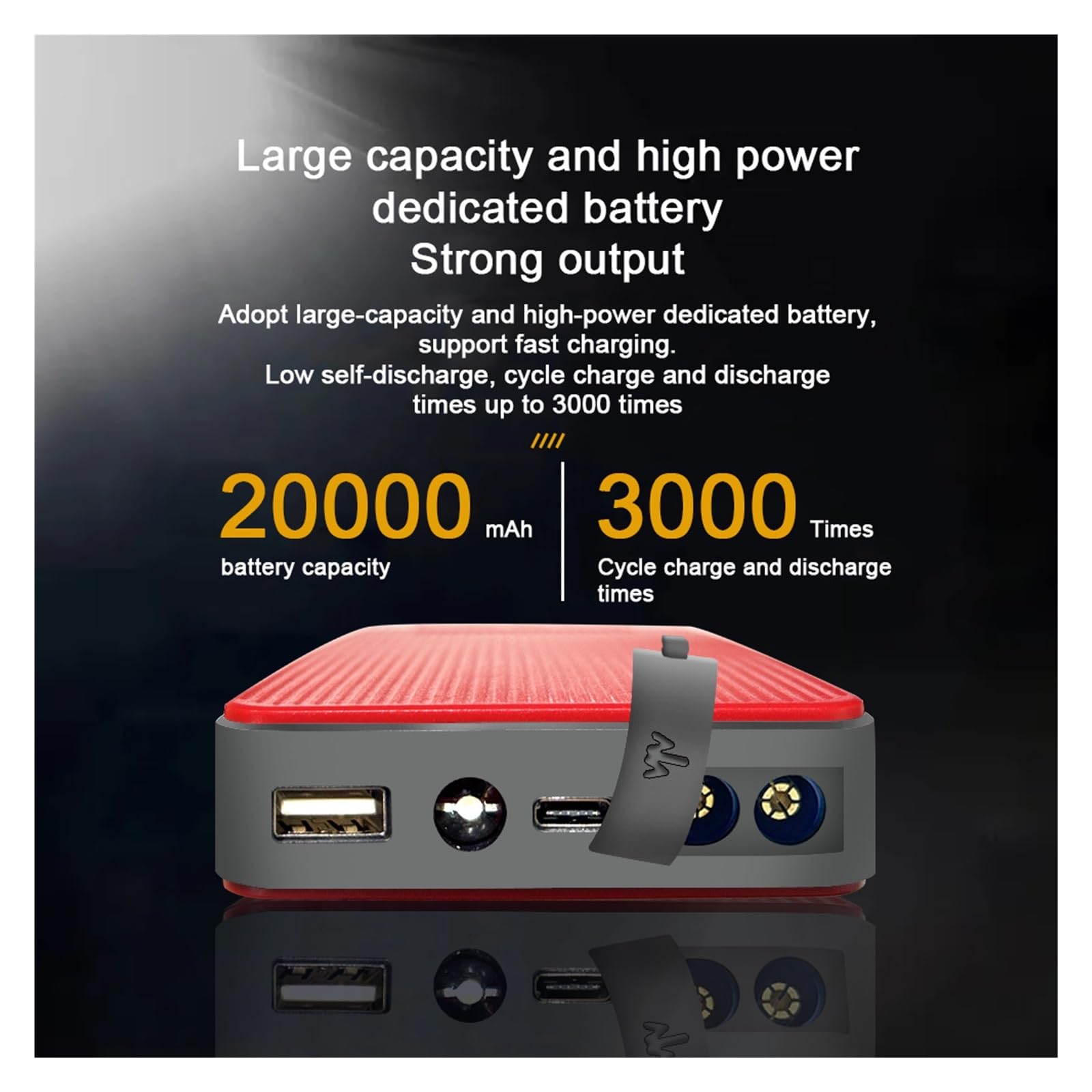 800A 20000mAH High Power Urządzenie Do Uruchamiania Awaryjnego Samochodu Urządzenie Zapłonowe Przenośny Powerbank Awaryjna Ładowarka Samochodowa Booster Buster Cable