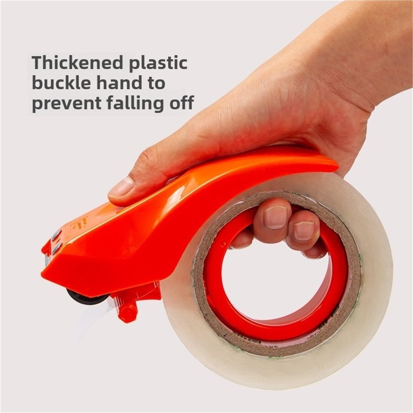 Dispenser for nastro adesivo for spedizioni ad alta resistenza, riutilizzabile, sostituibile, ecologico, adatto ai professionisti Tagli Puliti E Precisi(Blue)