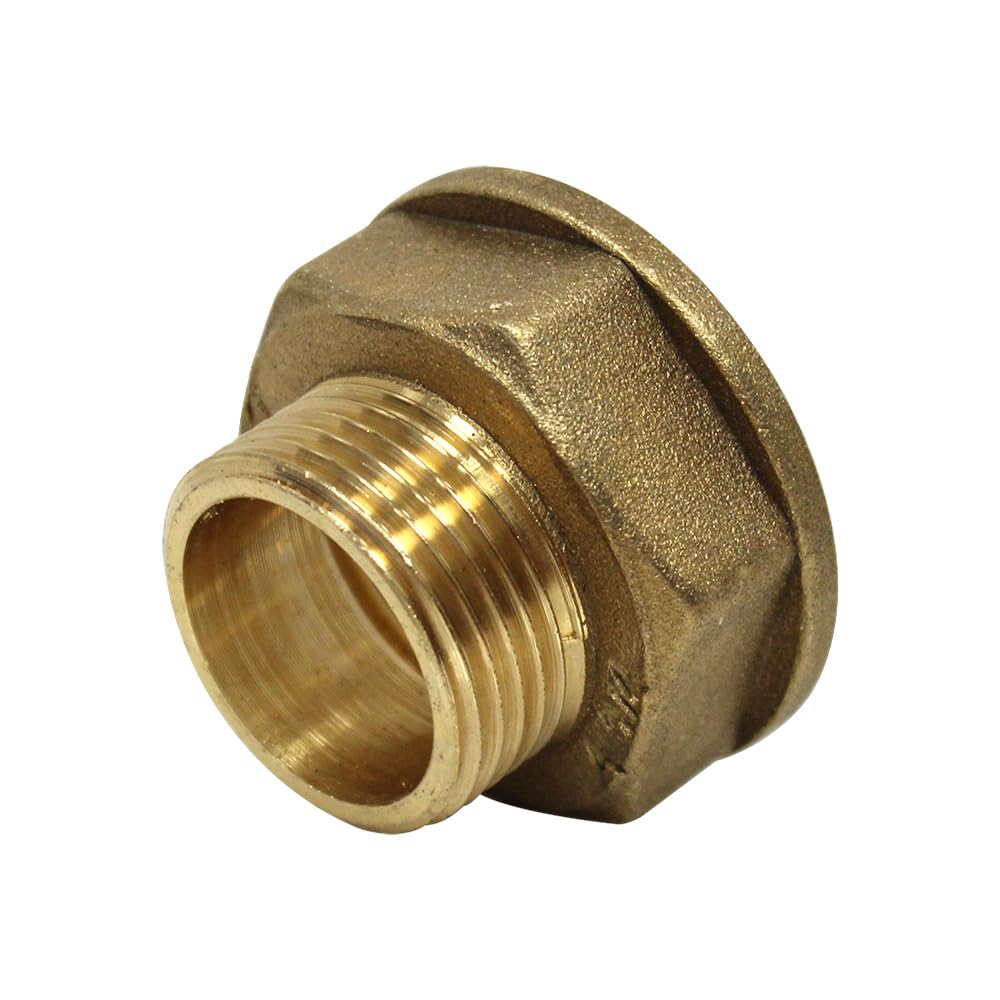 Raccord laiton à visser - Lot de 10 Mamelons Laiton Femelle/Mâle Réduit 1"1/4-1" (33/42-26/34) -