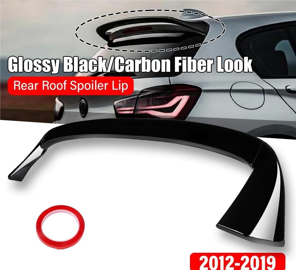Spoiler Posteriore Auto Posteriore Del Tetto Spoiler Ala Per BMW F20 F21 116i 118i 120i 125i Per M135i Per M140i 3Dr 5Dr Hatchback 2012-2019 Baule Spoiler Posteriori Alettone(Look in carbonio)