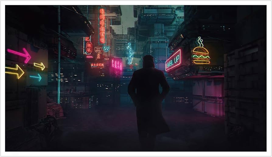 Amazon.co.jp: ブレードランナー サイバーパンク ネオン 未来型